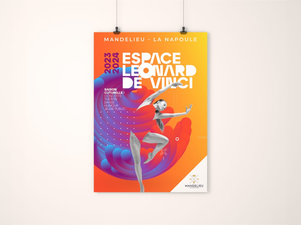 White empty paper with clips on the wall