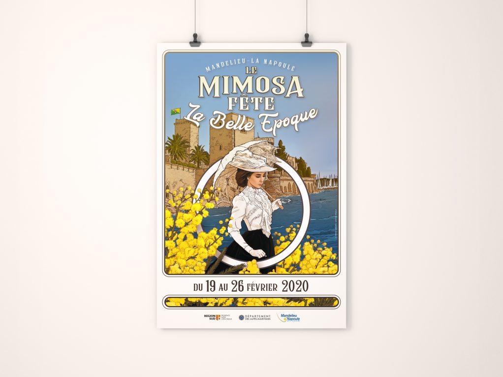 White empty paper with clips on the wall