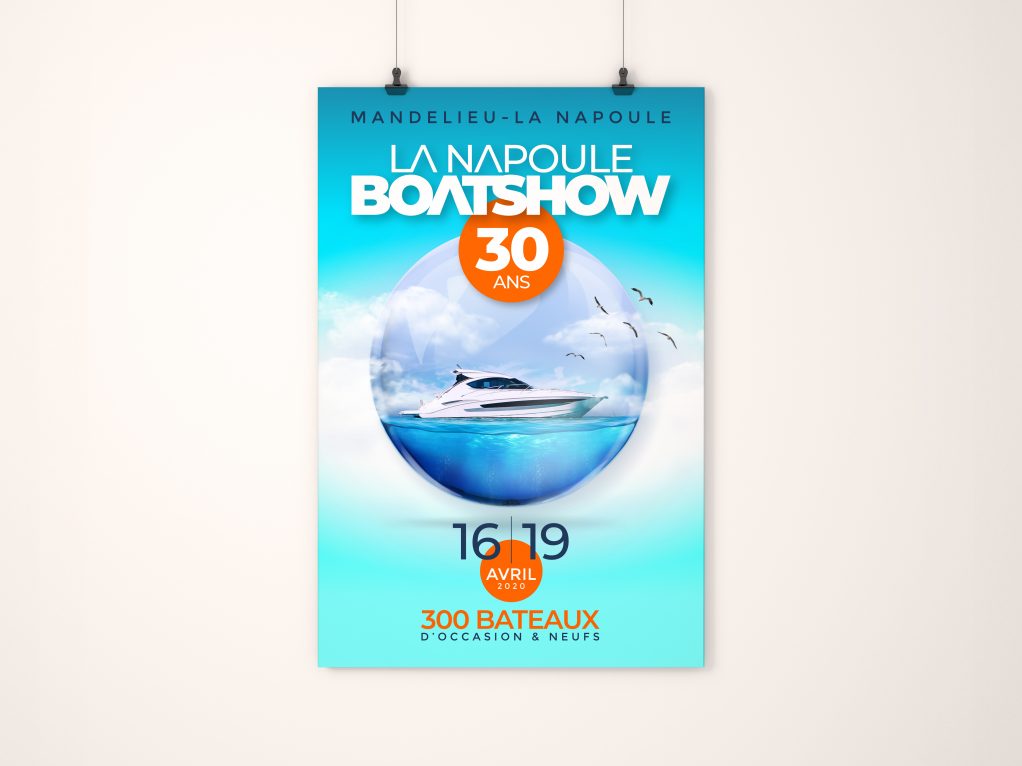 White empty paper with clips on the wall