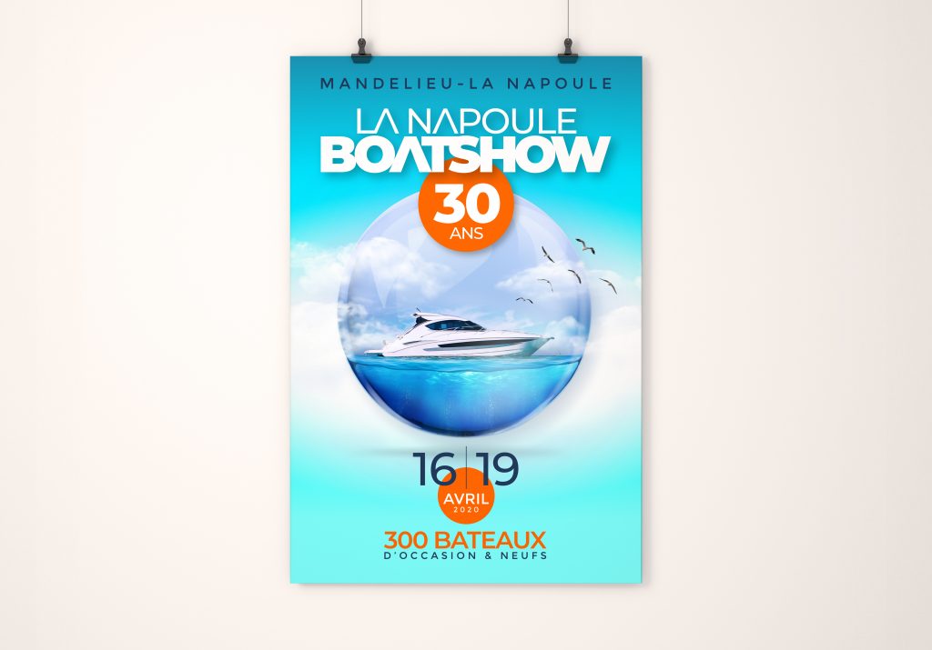 White empty paper with clips on the wall