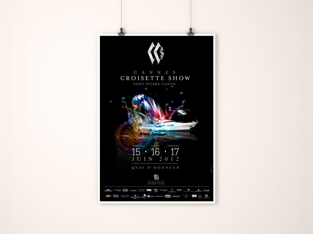 White empty paper with clips on the wall