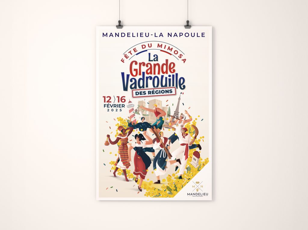 White empty paper with clips on the wall