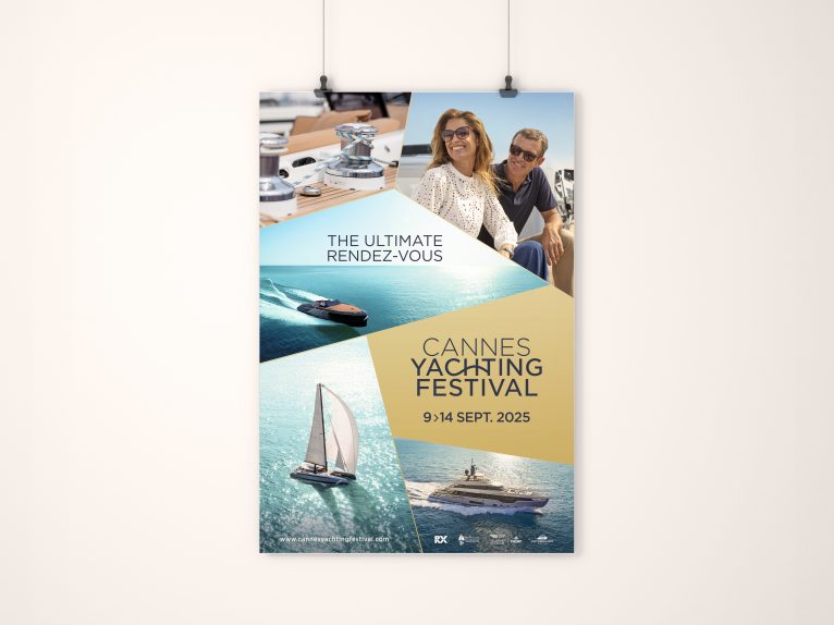 White empty paper with clips on the wall