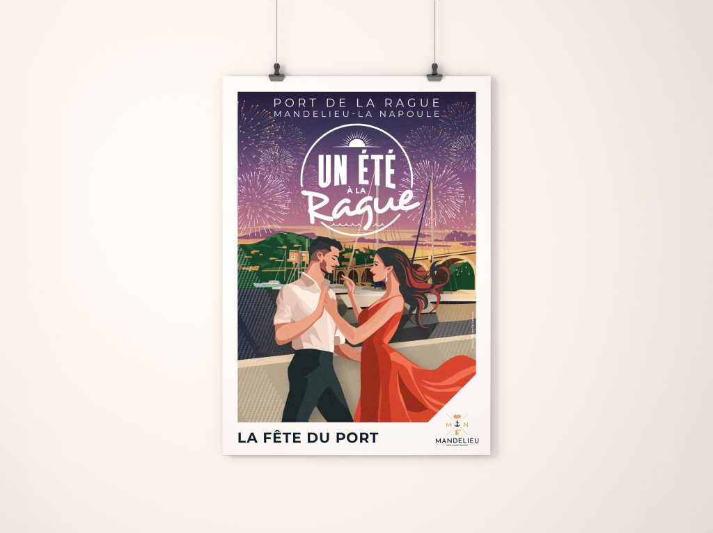 White empty paper with clips on the wall