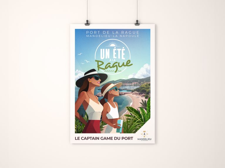 White empty paper with clips on the wall