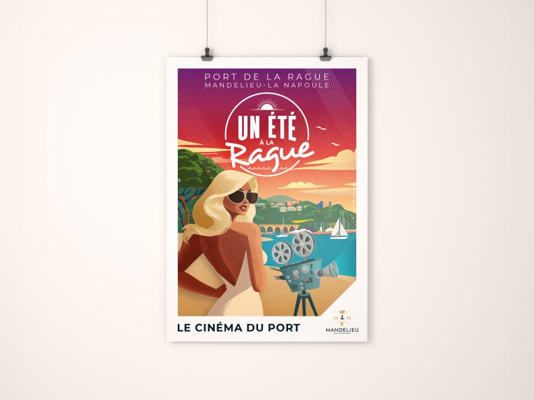 White empty paper with clips on the wall