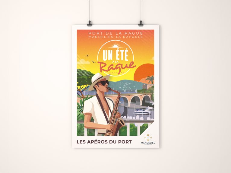 White empty paper with clips on the wall